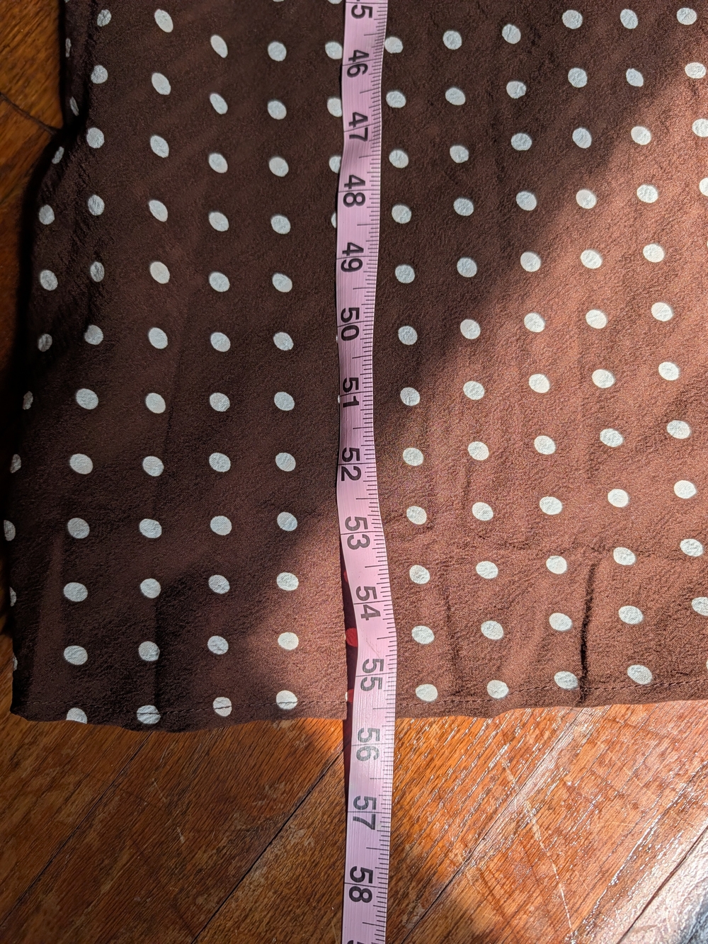 NWT Princess Polly Nellie Brown and White Polka Dot V-Neck Maxi Dress - Picture 7 of 8